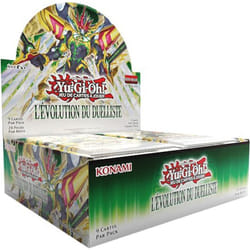 Yu-Gi-Oh! - L'Évolution du Duelliste - Boite de 24 Booster Packs de 9 Cartes à Jouer, un Jeu de Cartes Stratégique Collectible