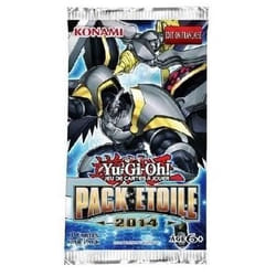Jeu de cartes Yu-Gi-Oh! - KONAMI - Pack Etoile 2014 Boosters 3 Cartes - Licence - Enfant - Tir de Lumière