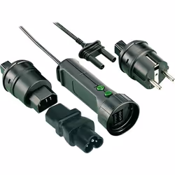description Adaptateur EL1 pour testeurs d'appareils Secutest pour le test de câbles d'extension monophasés. Des fiches spéci ...