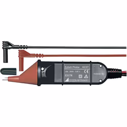enquête Lot de 2 sondes Kelvin avec pointes doubles en acier inoxydable pour les mesures à faible impédance. Longueur de câbl ...