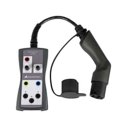 Adaptateur de test monophasé et triphasé pour tester les points de charge e metraline pro type em ii Gossen Metrawatt z
