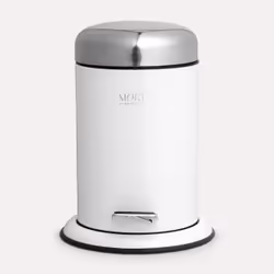 MÖVE 40891-001, 3 L, Rond, Acier inoxydable, Blanc, Pédale, Allemagne