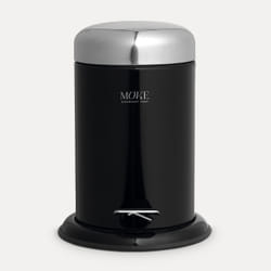 MÖVE Push 3 L Rond Acier inoxydable Noir, Argent