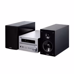 Yamaha MCR-B370D, Système micro audio domestique, Noir, Argent, 1 disques, Plateau, 30 W, 2-voies