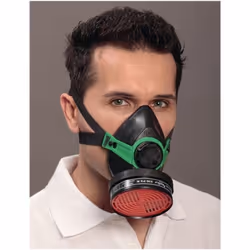 Corps du masque en EPDM doux et bien toléré par la peau raccord de filtre à filetage spécial 95 mm la lèvre intérieure large  ...