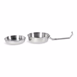 Articles de cuisine - TATONKA - Scout Set 600ml - Casserole et couvercle - Bol et assiette - Gris