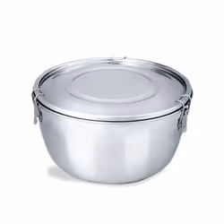 Recipient gradué avec couvercle étanche acier inox Tatonka