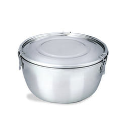 Recipient gradué avec couvercle étanche acier inox Tatonka