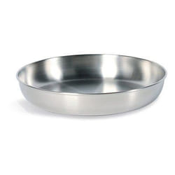 Assiette pique nique plate acier inox Tatonka