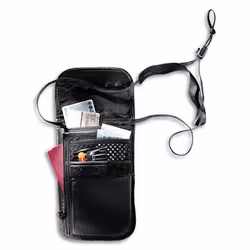 Tatonka Skin Neck Pouch Sac banane de voyage Noir Polyamide - Vue supplémentaire 3