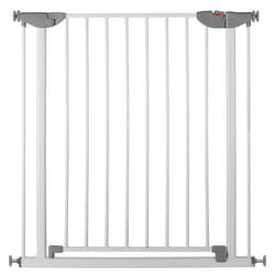 reer 46730 barrière de sécurité bébé Métal, Plastique Gris, Blanc