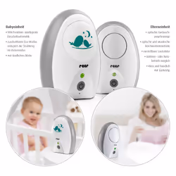 reer 50040 babyphone Babyphone PMR Gris, Blanc