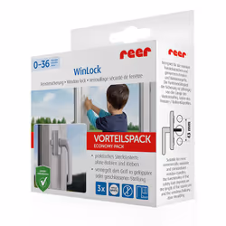 reer 70060 Bloque-fenêtre pour enfants Blanc 3 pièce(s) - Vue supplémentaire 6