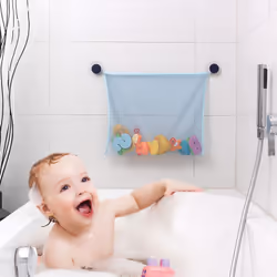 reer 70890 rangement de jouets Sac de rangement de jouets Mural Bleu