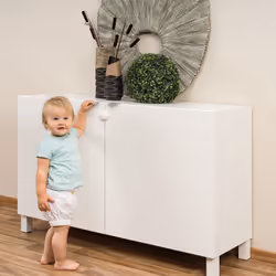 reer 71020 Serrure de sécurité pour enfant Bloque-placard Blanc 1 pièce(s) - Vue supplémentaire 3