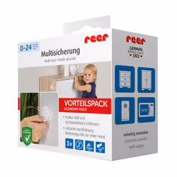 reer 72040 Serrure de sécurité pour enfant Bloque-placard Blanc 3 pièce(s) - Vue supplémentaire 5