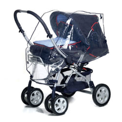reer 72049 couvre-jambe de poussette pour bébé Raincover Poly-acétate de vinyle (PEVA) Transparent