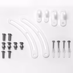 reer 73010 support pour téléviseur Blanc