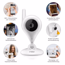 reer 80300 webcam Wi-Fi Blanc - Vue supplémentaire 3