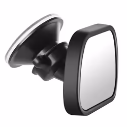 reer 86021, Miroir, Anthracite, Capuchon d'aspiration, Plastique, 90 mm, 60 mm