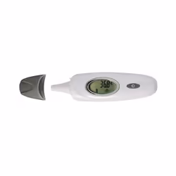reer SkinTemp, Thermomètre par contact, Gris, Blanc, Oreille, Front, Boutons, °C, Température corporelle, Température de surf ...