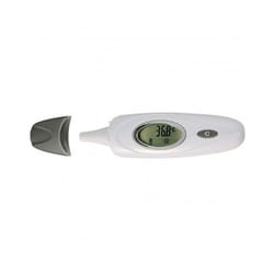 reer SkinTemp Thermomètre par contact Gris, Blanc Oreille, Front Boutons