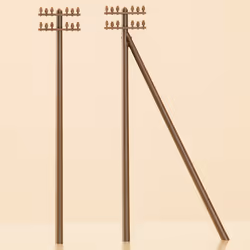 Auhagen 41204, HO (1:87), Marron