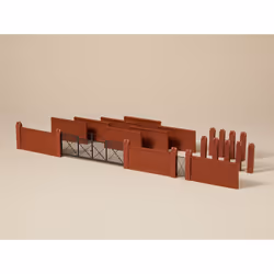 Auhagen 41622, HO (1:87), Noir, Rouge