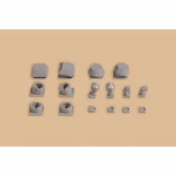 Auhagen 80103, HO (1:87), Gris, 24 pièce(s)