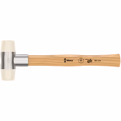 Wera 05000335001, Marteau en plastique, Nylon, Bois, Beige, Bois, 26,5 cm, 131 mm