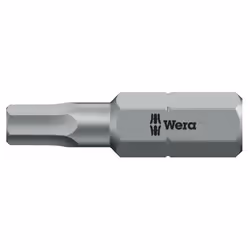 Wera 05056303001, 1 pièce(s), Hex (métrique), 1.5 mm, 25 mm, 4 g, 25,4 / 4 mm (1 / 4")