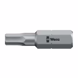 Wera 05056315001, 1 pièce(s), Hex (métrique), 3 mm, 25 mm, 25,4 / 4 mm (1 / 4"), Hexagonal