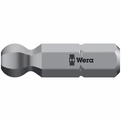 Wera 05056350001, 1 pièce(s), Hex (métrique), 2.5 mm, CE, GS, DVE, 25 mm, 25,4 / 4 mm (1 / 4")