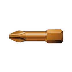 Embout extra-dur, pour vis cruciforme 1/4'' PH avec zone de torsion, 25 mm de long Dimensions : PH 1, Longueur totale 25 mm - ...