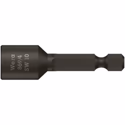 Wera 05060286001, 1 pièce(s), Hexagonal, 25,4 / 4 mm (1 / 4"), 1/4", Noir, 65 mm
