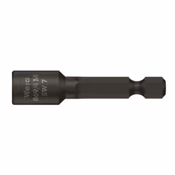 Wera 869/4 M, 1 pièce(s), Hexagonal, 25,4 / 4 mm (1 / 4"), Noir, 65 mm, 29 g