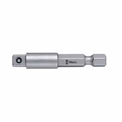 Wera 05050220001, Tige hexagonale, 25,4 / 4 mm (1 / 4"), Tige hexagonale, 9,53 mm (0.375"), 1 pièce(s), 100 mm