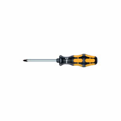 Tournevis Burin 918 SPZ PZ 2x100mm Wera Tournevis-burin Wera, pour visser, buriner, mater et dégager des vis bloquées. Avec m ...