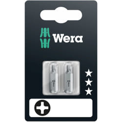 Peu de tournevis Wera WE05073305001; PH2; 1/4''; 25 mm; 2 unités