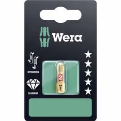 enquête Wera 05073333001 Contenu: 1 pc(s) description BDC= BiTorsion Diamonad Coated. Bits efficace avec Torsions-Zone, de so ...