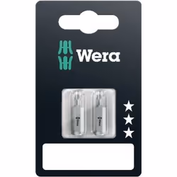 Peu de tournevis Wera 867/1 Standard; TX15; 25 mm; 2 des unités; blister