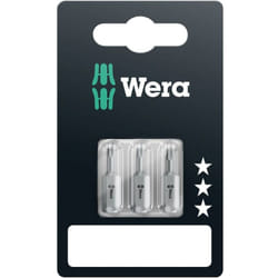 Wera - 840/1 z Set sb SiS Embout 6 pans 4 mm, 5 mm, 6 mm Acier à outils allié, extra-rigide d 6.3 3 pc(s)