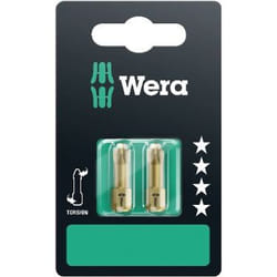 Peu de tournevis Wera WE05073371001; PZ2; 1/4''; 25 mm; 2 unités