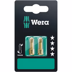 Wera 855/1 TH SB, 2 pièce(s), Cruciforme, 1 x PZ 1x25, 1 x PZ 2x25, 1 x PZ 3x25, ISO 1173-D, 25 mm, 60 mm