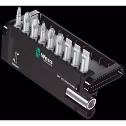 Wera 05056159001, 9 pièce(s), Phillips, Cruciforme, PH 1, PH 2, PH 3, PZ 1, PZ 2, PZ 3, 25 mm