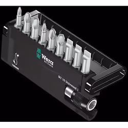 Wera 05056161001, 9 pièce(s), Phillips, Cruciforme, PH 1, PH 2, PH 3, PZ 1, PZ 2, PZ 3, 25 mm