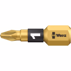 Wera 855/1 BDC PZ, 1 pièce(s), Cruciforme, PZ 1, 25 mm, 7 mm, 7 mm