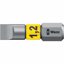 Wera 800/1 BTZ, 1 pièce(s), Plat, 25 mm, 7 mm, 7 mm, 25 mm