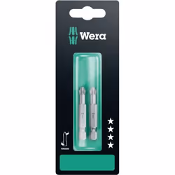 Peu de tournevis Wera 851/4 TZ; PH2; 50 mm; 2 des unités; blister