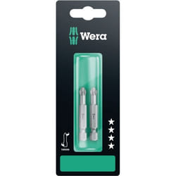 Peu de tournevis Wera 851/4 TZ; PH2; 50 mm; 2 des unités; blister